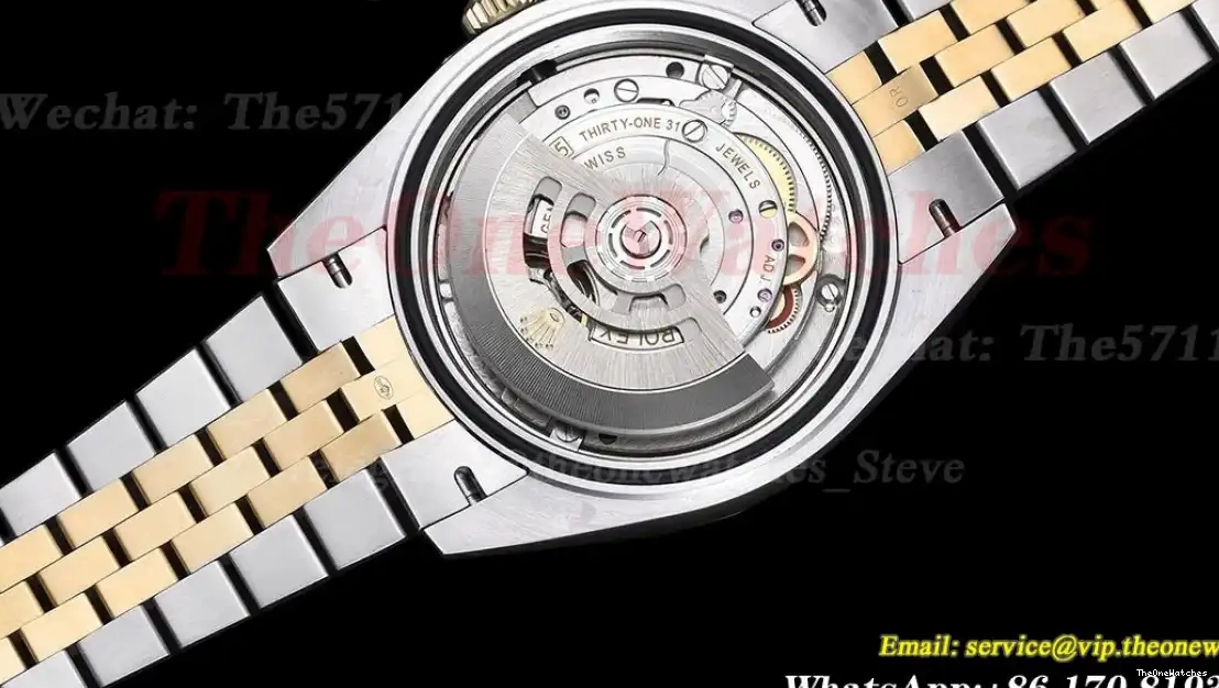 Dial A3235 41MM Datejust 126333 YG EWEF Silver SS 0311