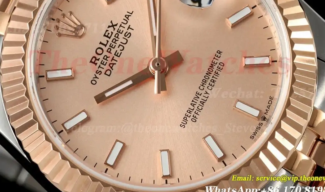 31mm RG GMF 278271 Stk Rose Jub Gold SS A2824 Datejust 0308