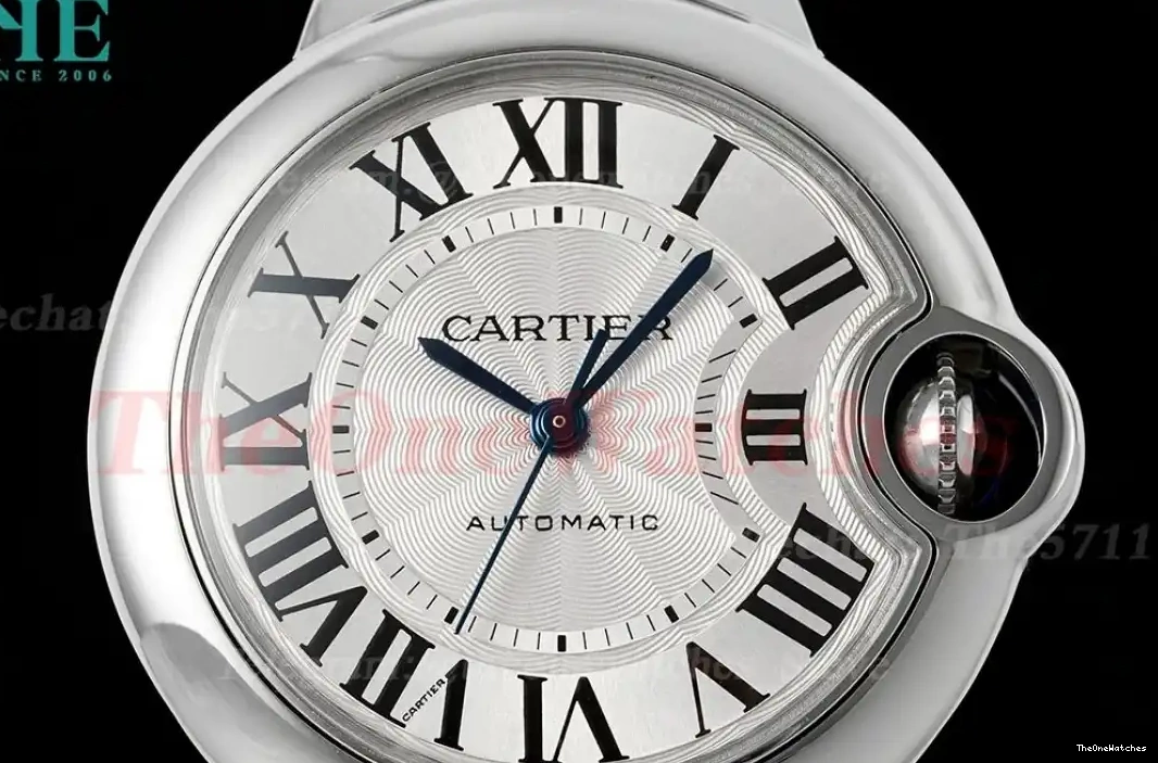 Bleu Ballon Dial White 33mm SS SS V6F De Cartier A076 0318