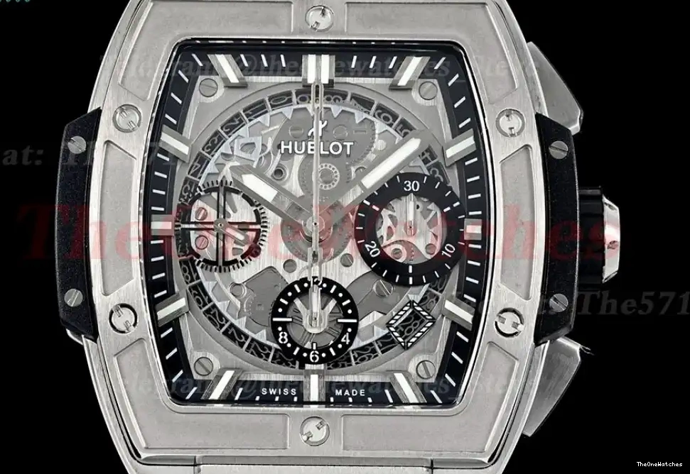 Bang A7750 TI RU BBF of Skeleton Chrono Dial 42mm Big Spirit Mod 0311