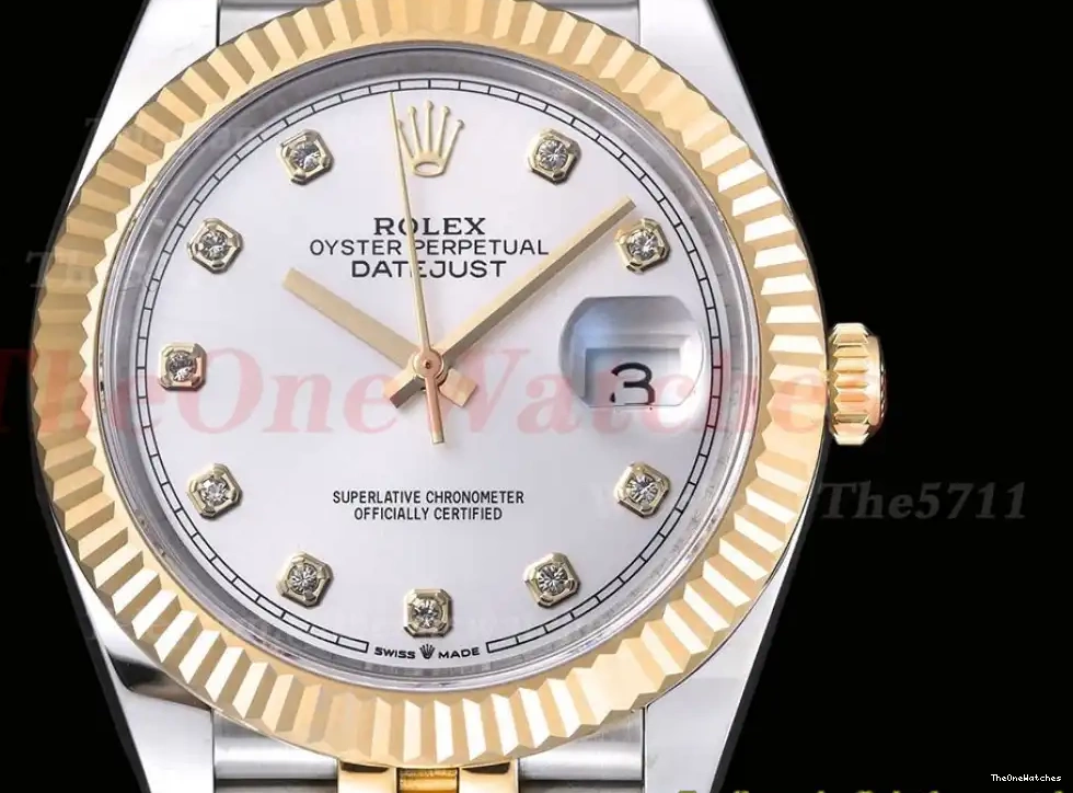 Dial A3235 41MM Datejust 126333 YG EWEF Silver SS 0311