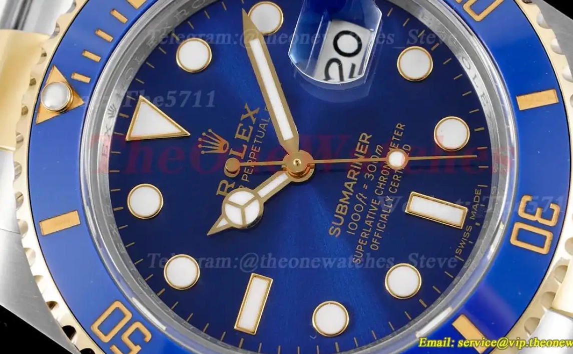 YG Bluesy VR3135 Submariner 116613LB 40NN Blue SS GMF 0318