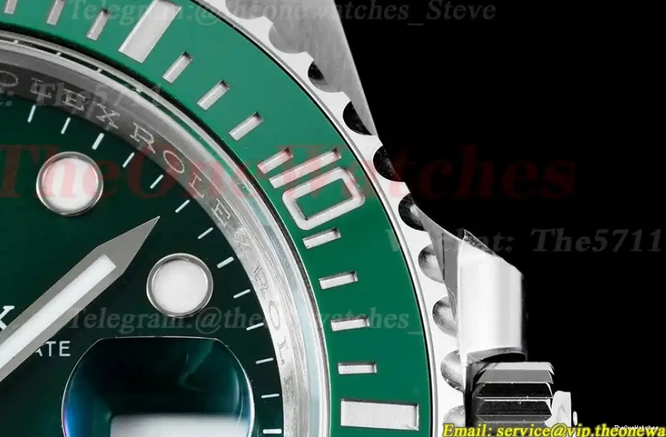 SS Submariner Green Hulk 40mm 116610LV Dial VS3135 VSF SS 0309