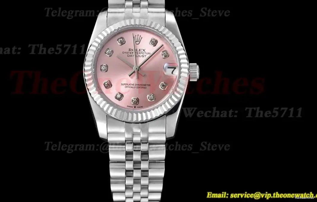 GDF Datejust 278274 MY8215 31mm Pink SS Dia SS 0316