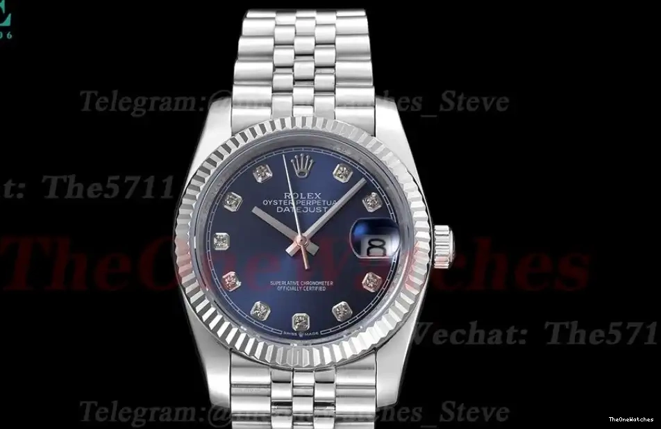 Blue 36mm 126234 Jub Datejust GDF Dial SS SS MY8215 0317