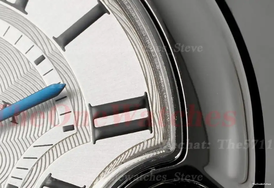 Bleu Ballon Dial White 33mm SS SS V6F De Cartier A076 0318