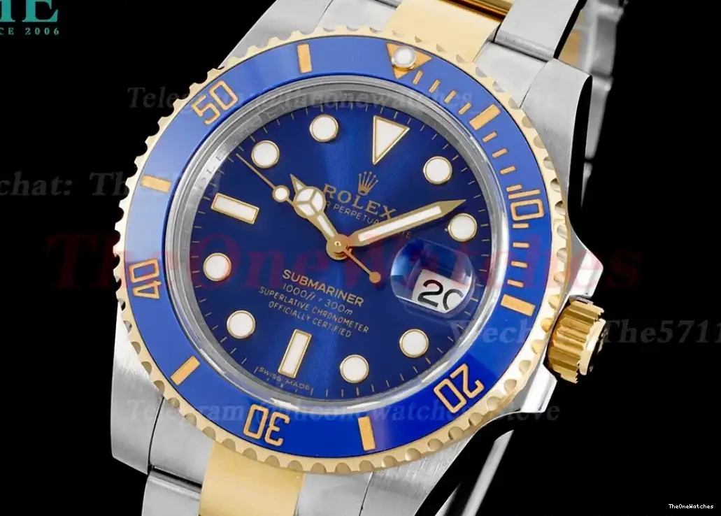 YG Bluesy VR3135 Submariner 116613LB 40NN Blue SS GMF 0318