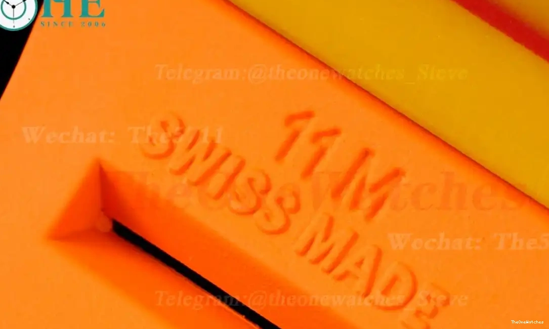 RMF Carbon On Case Orange Nadal Rubber Real Tourbillon RM027-03 Strap Rafael 0311