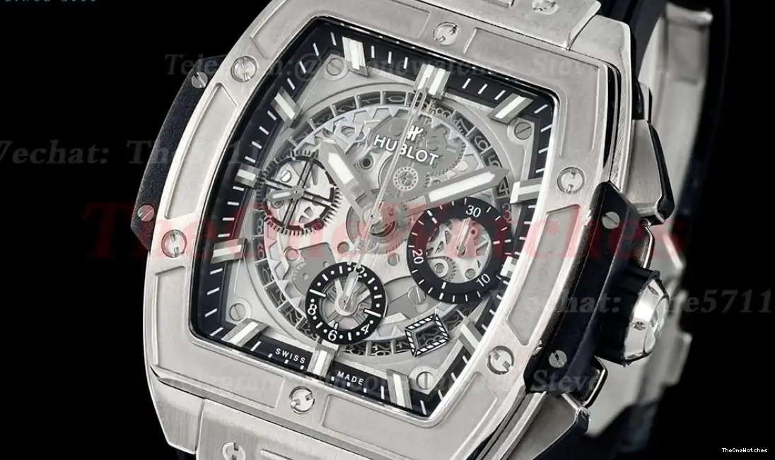 Bang A7750 TI RU BBF of Skeleton Chrono Dial 42mm Big Spirit Mod 0311