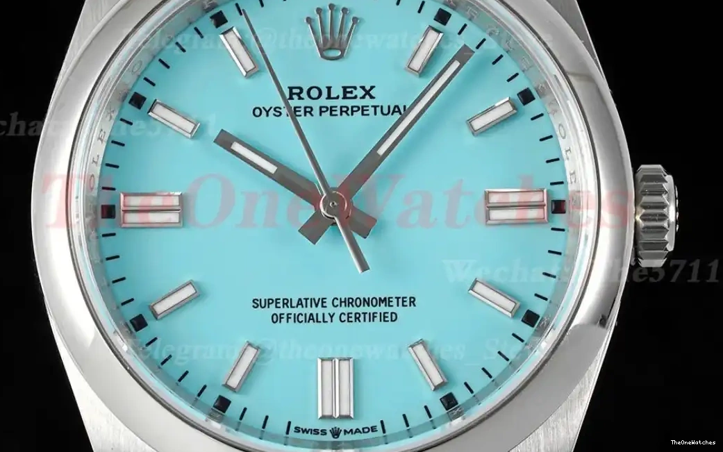 Oyster Super VS3230 Clone Perpetual SS Tiffany SS Blue 36mm VSF 126000 0319