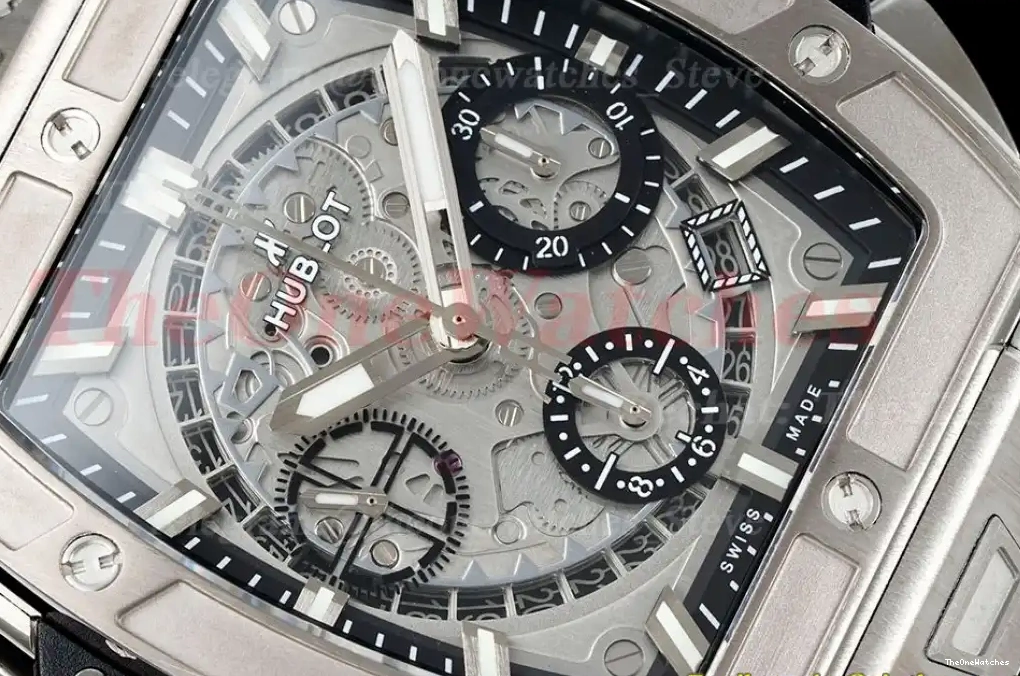 Bang A7750 TI RU BBF of Skeleton Chrono Dial 42mm Big Spirit Mod 0311