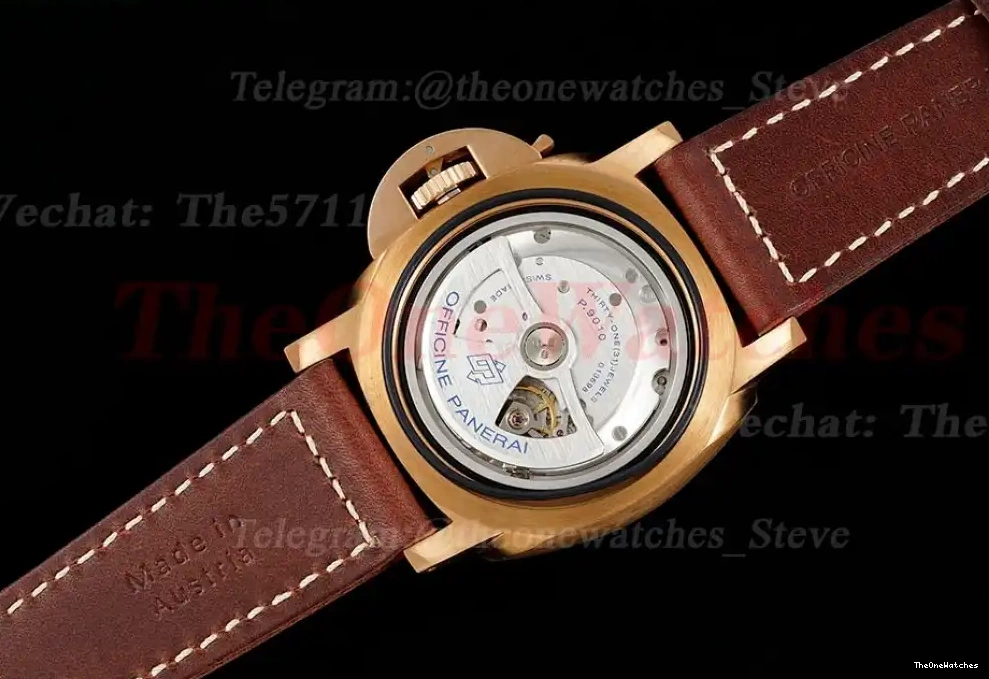 47mm LE Brown P9010 Clone Dial PAM968 VSF Submersible Bronzo Super 0312