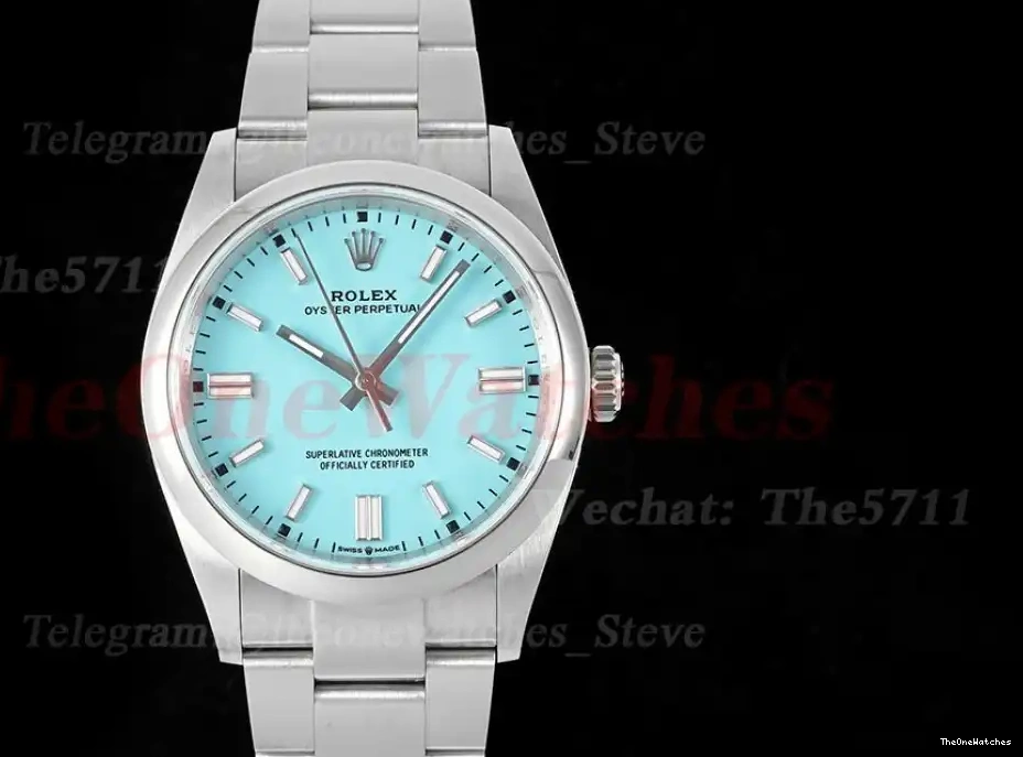 Oyster Super VS3230 Clone Perpetual SS Tiffany SS Blue 36mm VSF 126000 0319