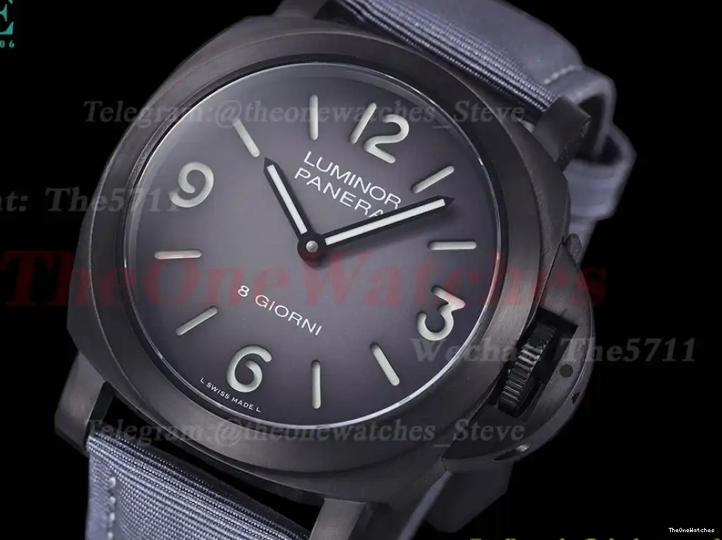 NY HWF Black A6497 TI Dial 44mm Pam2121 Luminor 0314