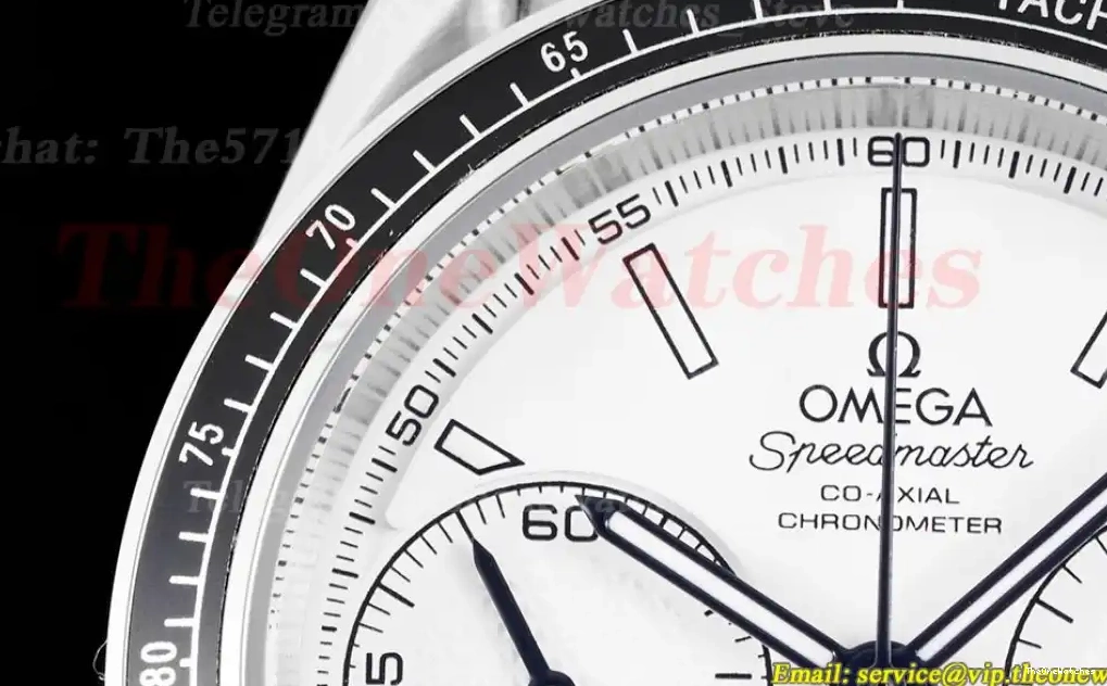 Speedmaster A7750 SS SS Master Racing Dial HKF 40mm White 0316