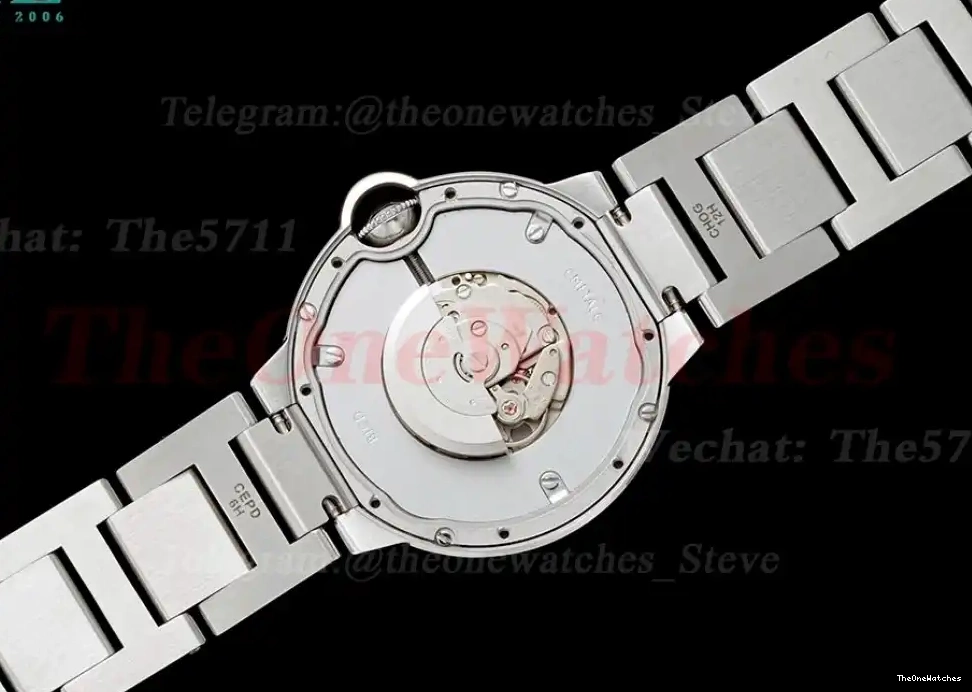 Ballon 36mm AF SS NH05 White Dia Bleu De SS Cartier 0314