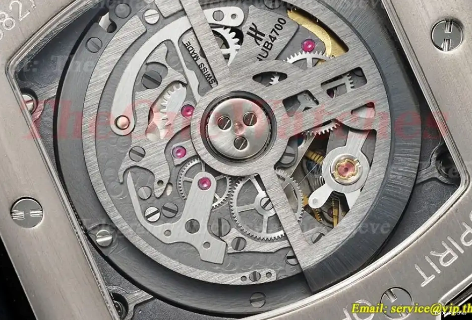 Bang A7750 TI RU BBF of Skeleton Chrono Dial 42mm Big Spirit Mod 0311