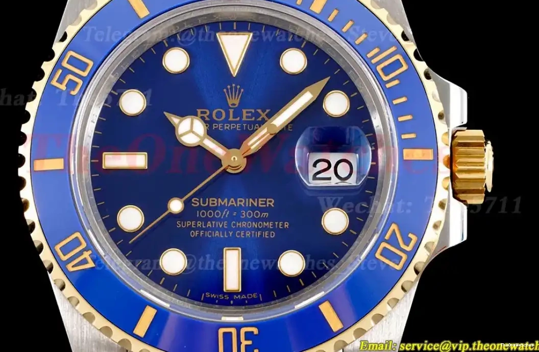 YG Bluesy VR3135 Submariner 116613LB 40NN Blue SS GMF 0318