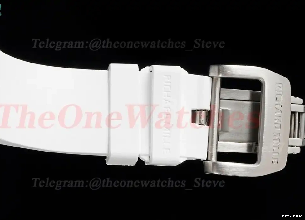 White Tourb on Strap Skeleton RM053-02 Dial RMF 0316