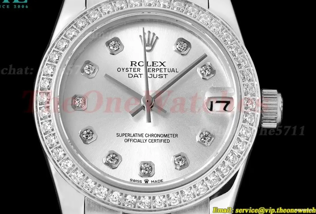 Datejust Silver Dia 28mm SS Dia SS GDF MY8215 0311