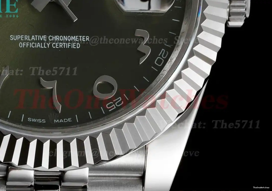 Arabic 126334 SS GMF A2824 Datejust SS Green 41mm 0313