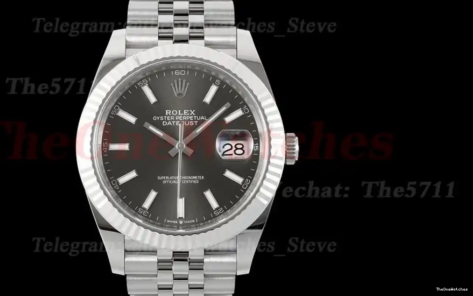 126334 41mm Dial C+F Datejust SS SS Jub VR3235 Grey 0315