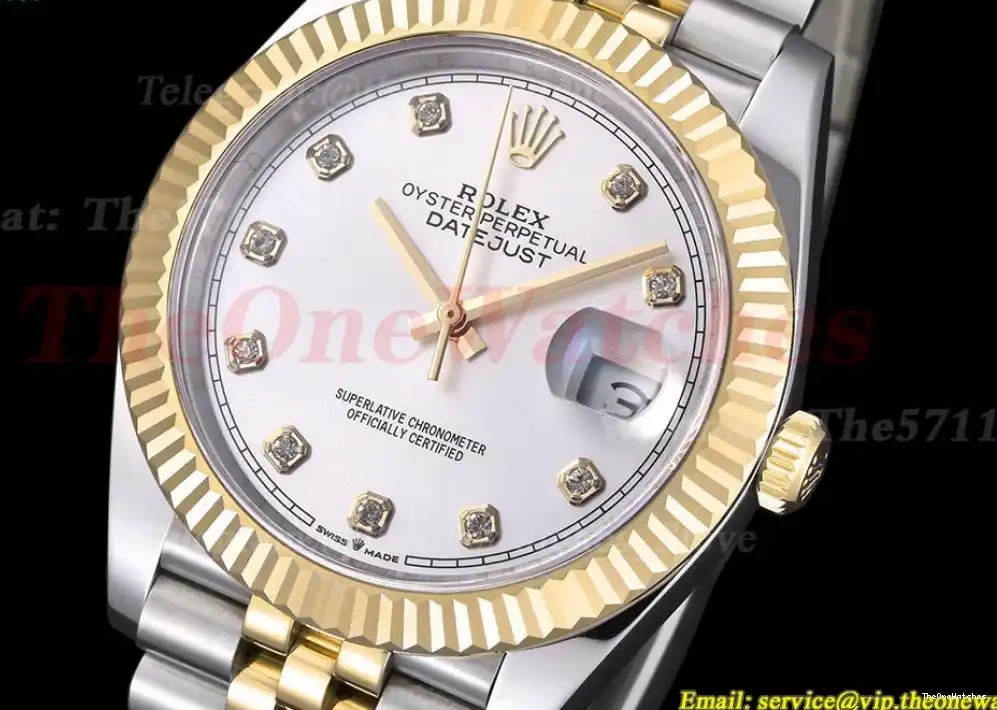 Dial A3235 41MM Datejust 126333 YG EWEF Silver SS 0311