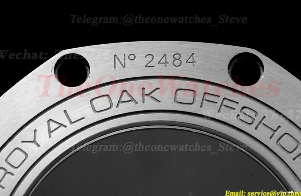 44mm Ceramic RU Offshore A3126 Oak APF Bezel SS Royal 0312