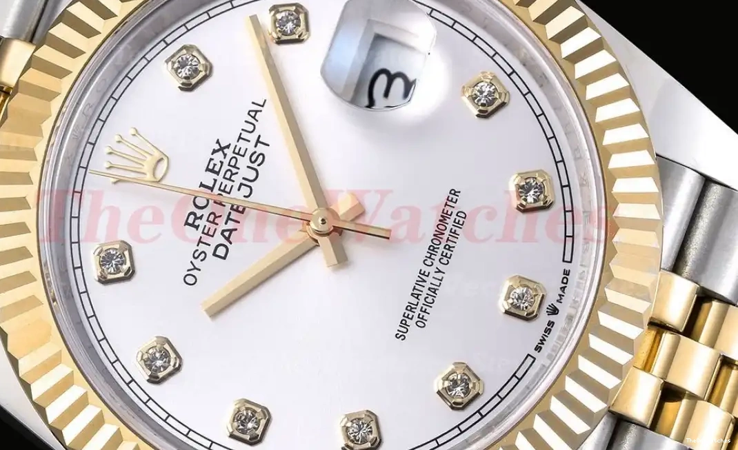 Dial A3235 41MM Datejust 126333 YG EWEF Silver SS 0311