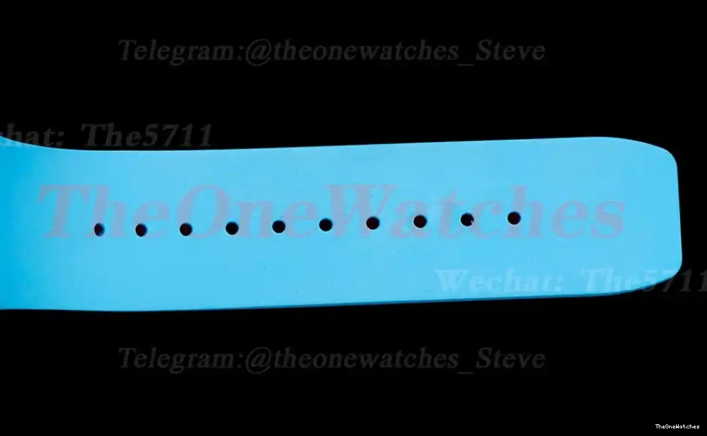 Rubber Dial 44mm RM56-01 Tourb RMF Blue Skeleton Strap on 0319