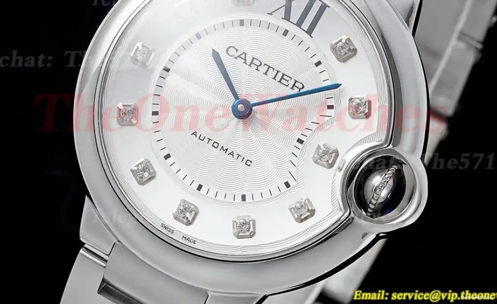 Ballon 36mm AF SS NH05 White Dia Bleu De SS Cartier 0314