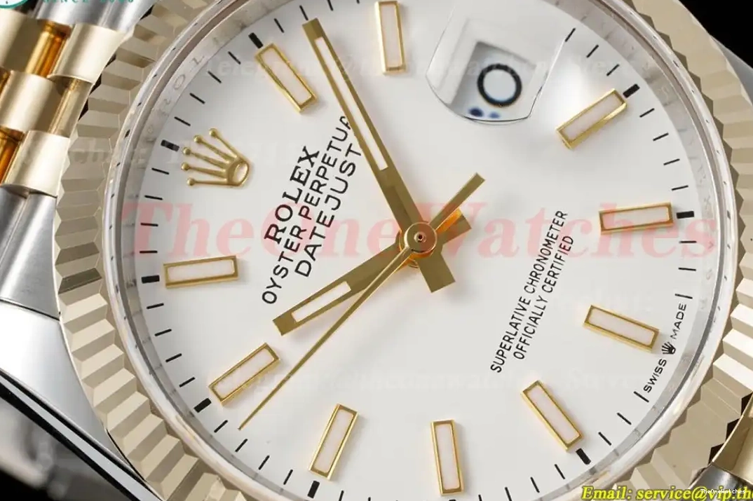 GMF White SS Wrapped 126233 Datejust YG 36MM 904L Jub Stk A2836 0309