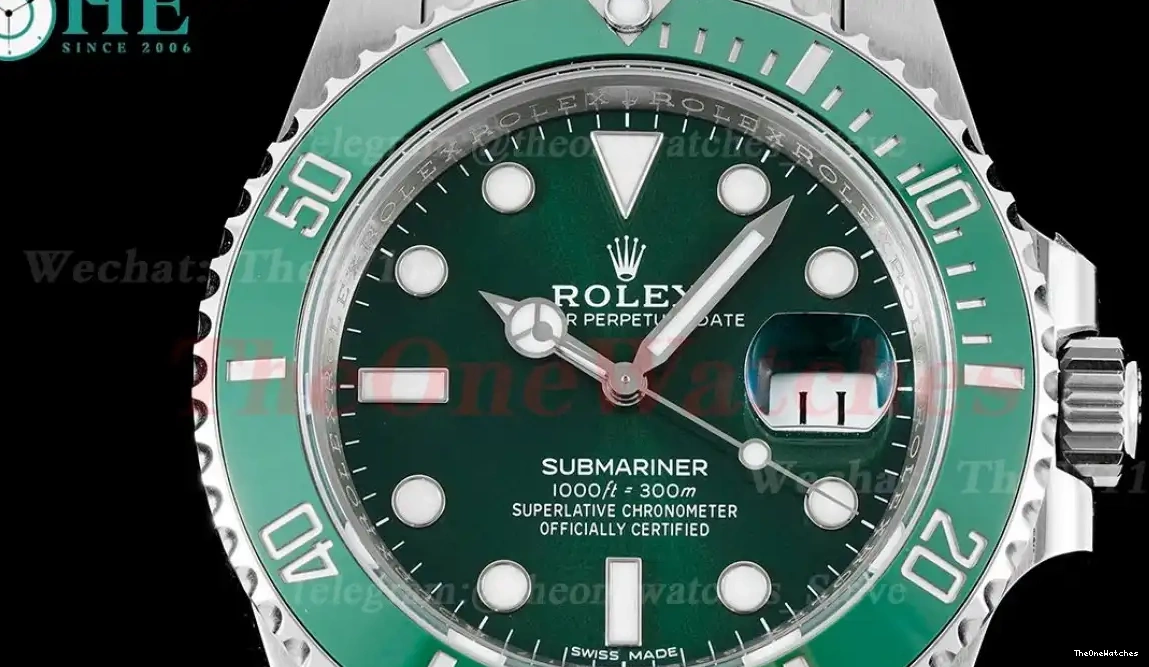 SS Submariner Green Hulk 40mm 116610LV Dial VS3135 VSF SS 0309