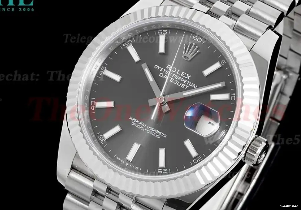 ARF 904L Stk SS Grey SS 126334 VR3235 Datejust 41mm Jub 0315