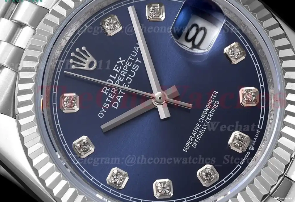 Blue 36mm 126234 Jub Datejust GDF Dial SS SS MY8215 0317