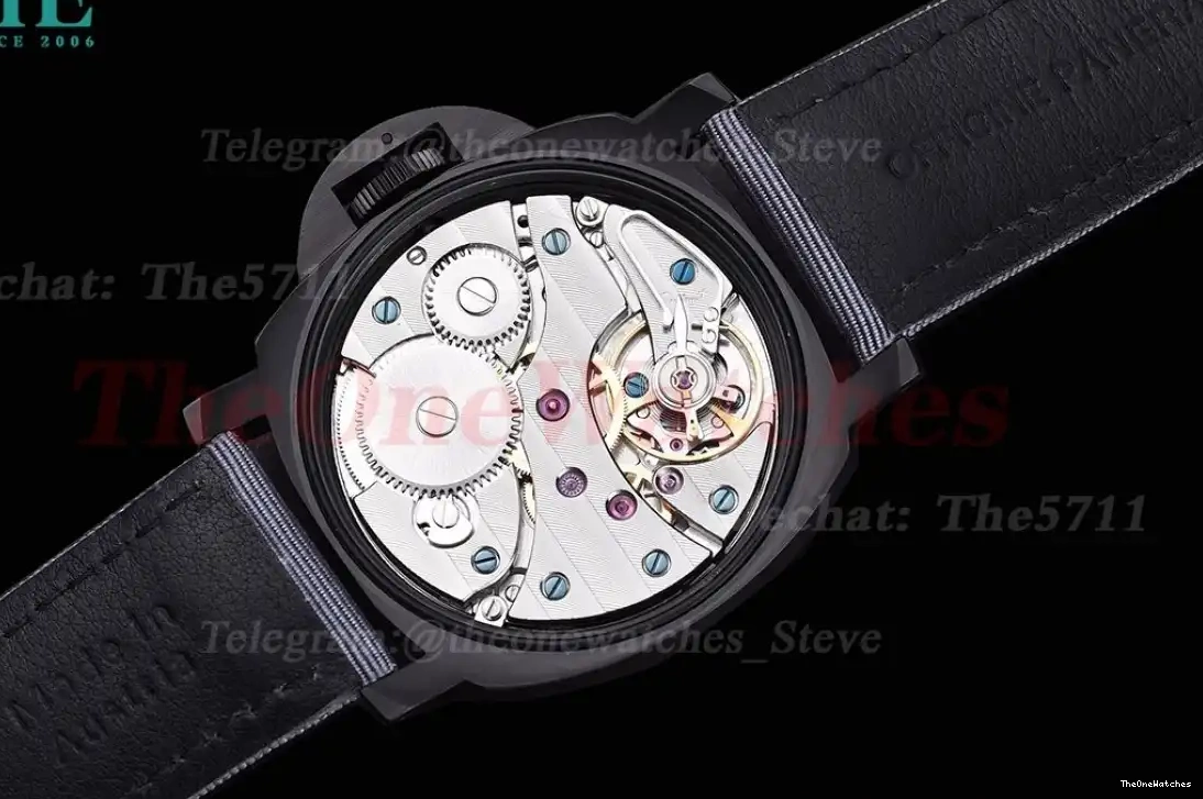 NY HWF Black A6497 TI Dial 44mm Pam2121 Luminor 0314