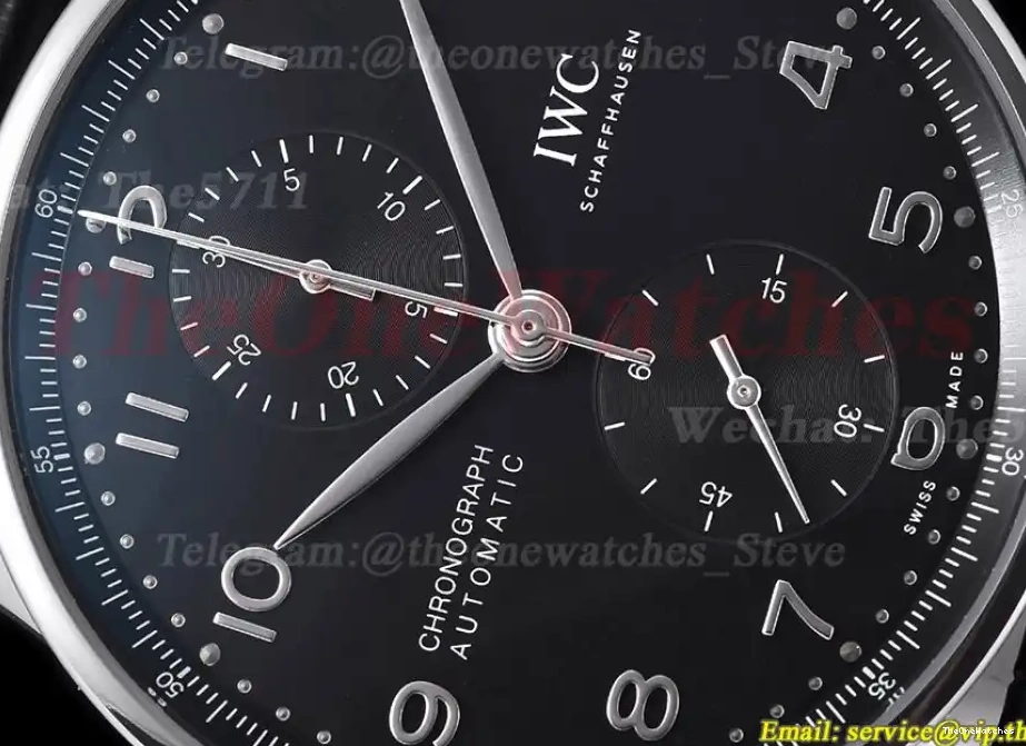 SS Chrono Portuguese A69355 IW371609 LE Num ZF Black 41mm 0308