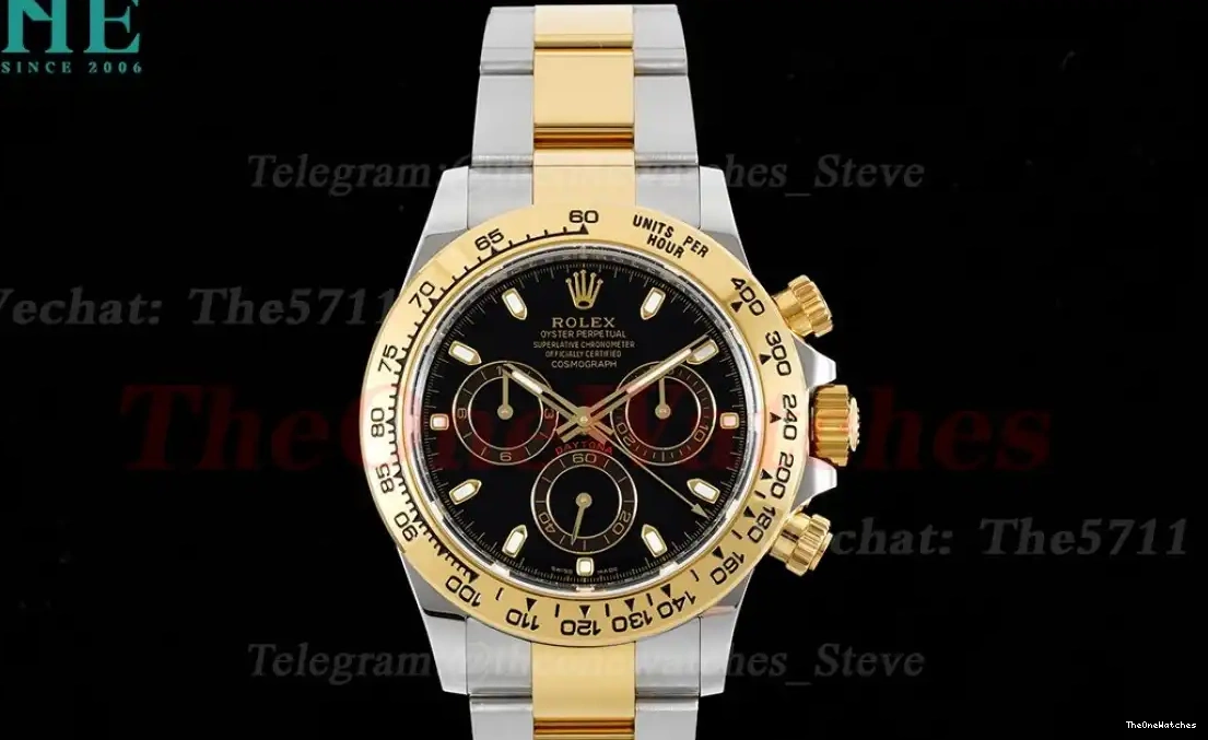 YG 116503 SA4130 Dial Daytona YG Black V2 904L BTF 0308